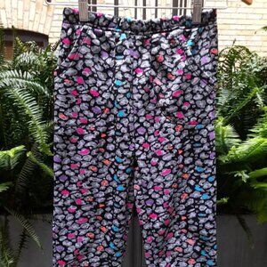 Lisa Frank Pants Children's Joggers Size Large Rainbow Leopard Print